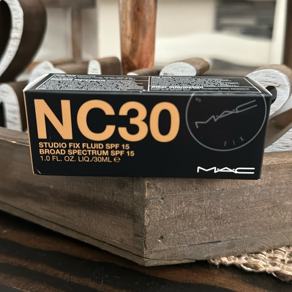NC30 Studio Fix with SPF 15 Foundation by MAC.